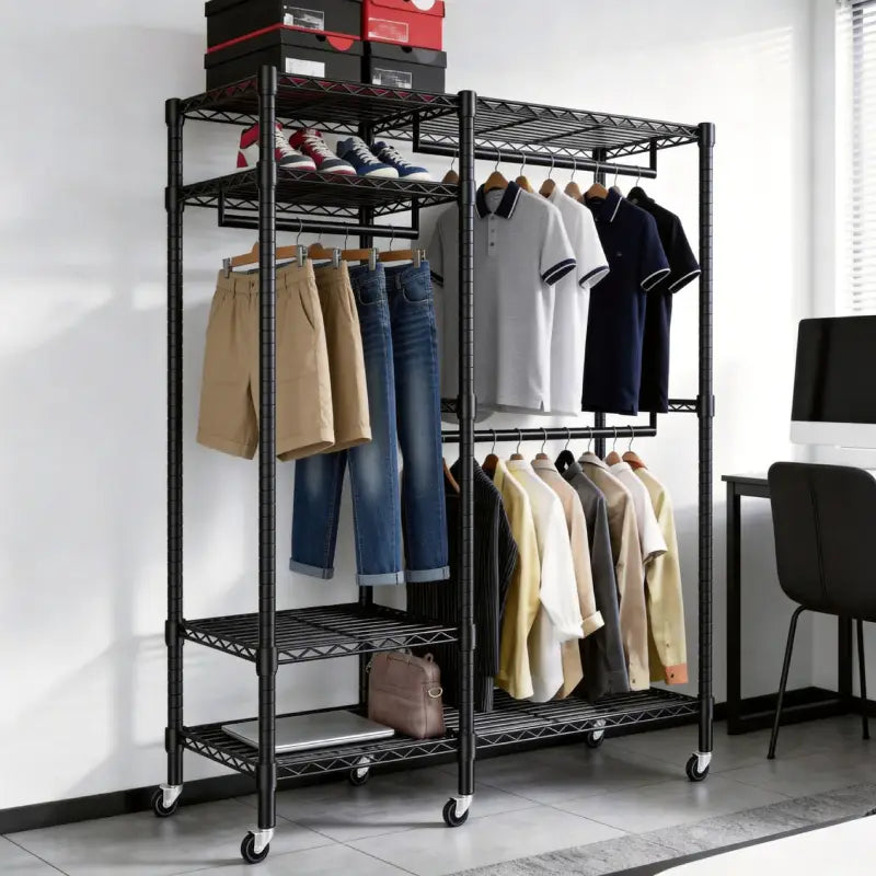 Raybee Rolling Clothes Rack