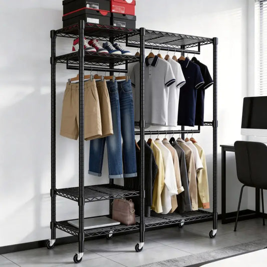 Raybee Rolling Clothes Rack 800