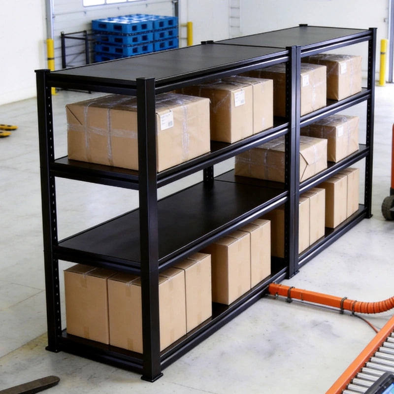 High Capacity Garage Storage Rack for Heavy Duty Organization.Heavy Duty Shelving Unit Holds Large and Bulky Items