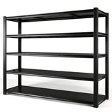 REIBII 60"W Industrial Garage Shelving, 3000LBS Heavy Duty Storage Shelves, Adjustable Metal Shelving for Basement Warehouse