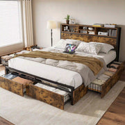 REIBII Queen Size Bed Frame Installation