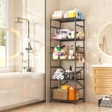 REIBII Wire Standing Storage Shelf for Bathroom, Kitchen & Laundry Room Heavy-Duty & Rust-Resistant Construction