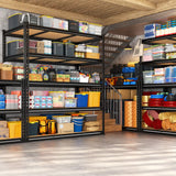 REIBII 48.2"W x 24“D Garage Storage Shelves, 3000LBS Heavy Duty Metal Shelving for Basement Warehouse Commercial