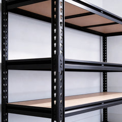 Reibii 48.2" W x 24" D Heavy Duty Garage Shelving Units Load 3000LBS, Adjustable Steel Shelves for Garage Basement Warehouse