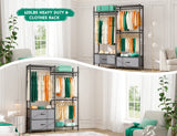 620lbs heavy duty clothes rack perfect for bedroom storage