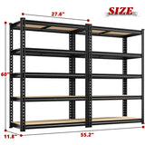 REIBII5-TierGarageShelving_Setof2StorageShelves