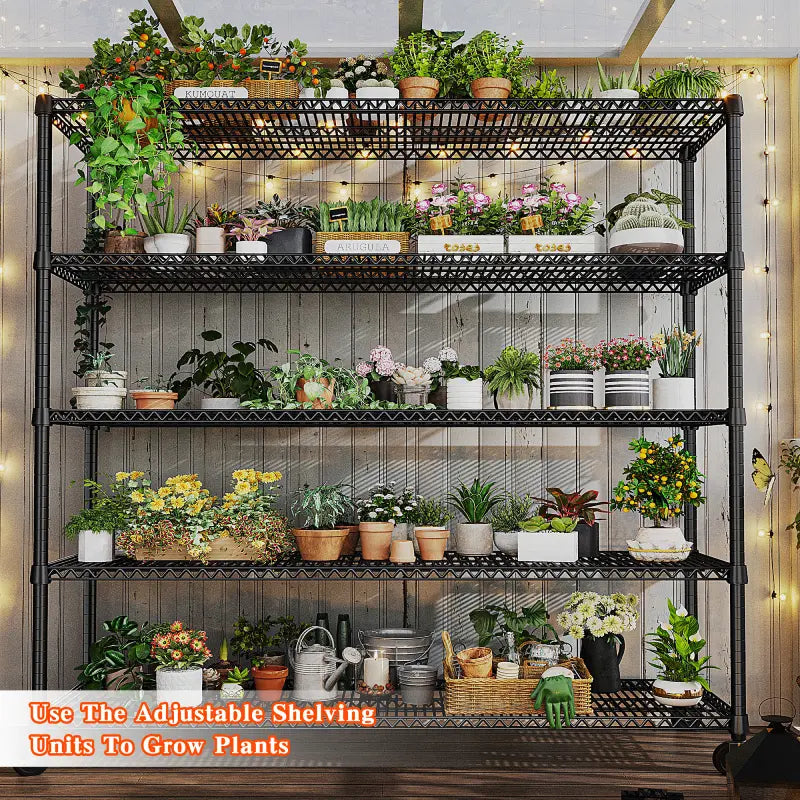REIBII5-TierVersatileWireShelvingUnits