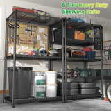 REIBII 5 Tier Heavy Duty Shelving Units