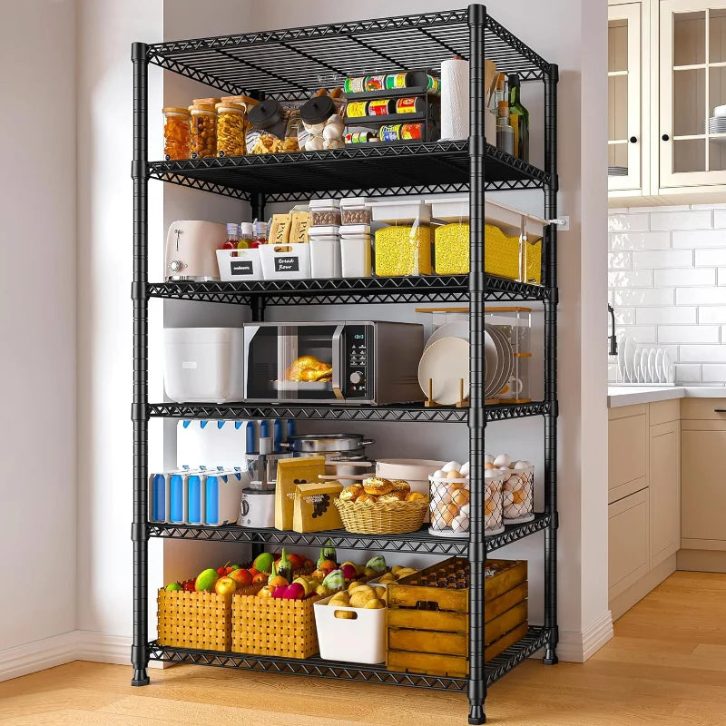 REIBII 6-Tier Large Wire Shelving Units