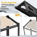 REIBII 6-Tier Storage Shelving with Newly Upgraded Columns Bring More Stability 