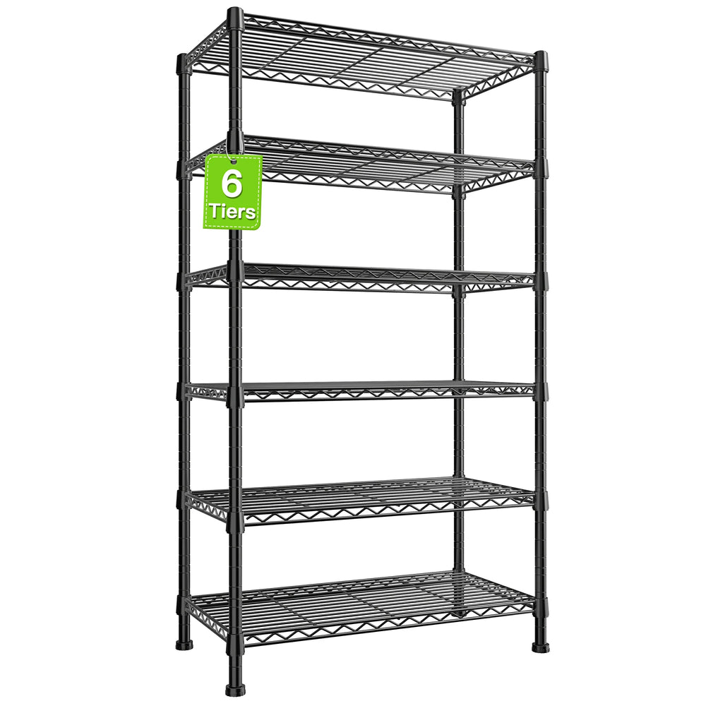 REIBII6-TierWireShelvingRackMetalStorageShelves