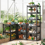 REIBII Adjustable Metal ShelvesREIBII DIY Paradise Meet Varieties of Storage Needs