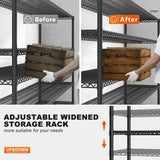 REIBII Adjustable Widened Storage Rack 