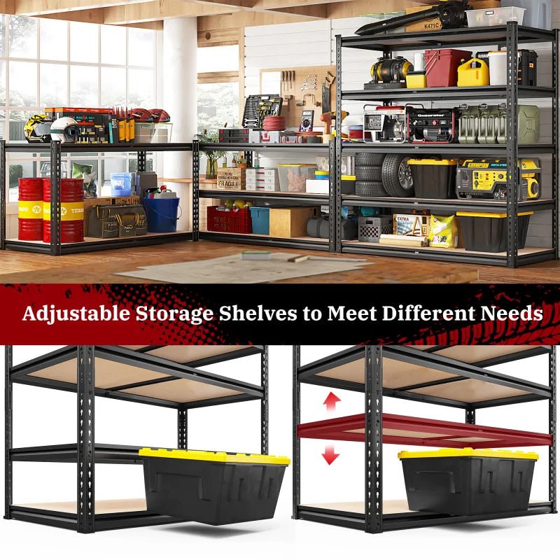 REIBII Adjustable storage shelves to Meet Different Needs
