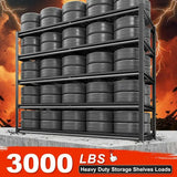 REIBII Heavy Duty Garage Storage Shelves 3000LBS