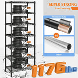 REIBIIMetalShelveswith1176LBSWeightCapacity