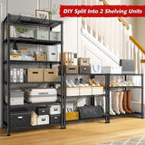 REIBII Shelving Units DIY Split into 2 Shelving Units