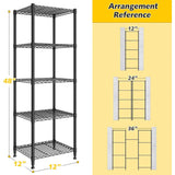 REIBII Storage Shelving with Multiple Arrangement Reference