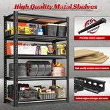 REIBIISturdyGarageShelving_Setof2StorageShelvesAdjustable