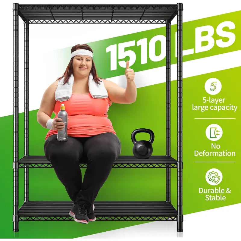 REIBII 1510lbs Shelving