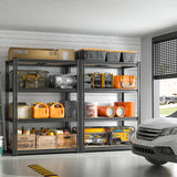 REIBII 4-Tier Freestanding Shelves, 1800lbs Boltless Shelving Units, Adjustable Metal Storage Rack for Garage Pantry Kitchen