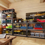 Reibii 5-Tier Boltless Shelving Units, 2020 lbs Adjustable Steel Garage Shelving Racks for Basement Kitchen Closet