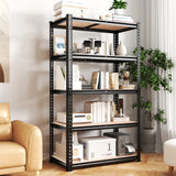 Reibii 5-Tier Boltless Shelving Units, 2020 lbs Adjustable Steel Garage Shelving Racks for Basement Kitchen Closet