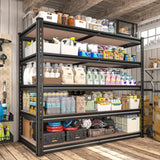 Reibii 40"W x 20"D Garage Storage Shelf, 2,500lbs Heavy Duty Garage Shelving, Adjustable Metal Shelves for Closet Pantry Kitchen