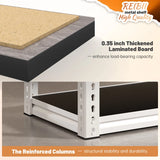 REIBII_2500lbs_Boltless_Shelves_Adjustable_Laminated_Shelving--White