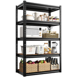 REIBII_2500lbs_Boltless_Shelving_Adjustable_Laminated_Shelving--black