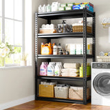 REIBII_2500lbs_Boltless_Shelving_Adjustable_Laminated_Shelving_for_Laundry_Room--black