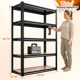 REIBII_2500lbs_Boltless_Shelving_Adjustable_Metal_Shelving--black