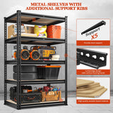 REIBII_5-Tier_Adjustable_Garage_Shelving_Units