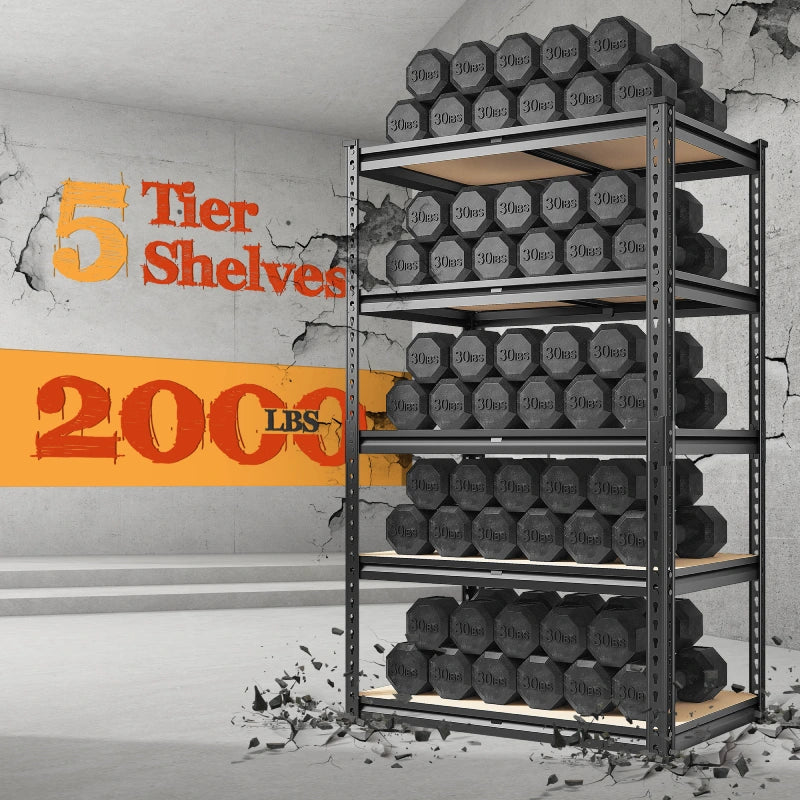 REIBII_5-Tier_Garage_Shelving_Units_2000lbs