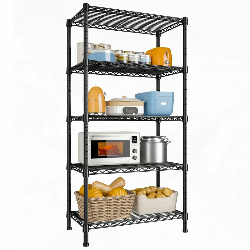 REIBII 5-Tier Metal Shelves for Storage