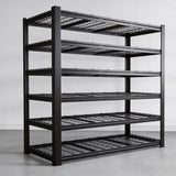 REIBII 60" W 6-Tier Heavy Duty Metal Shelving Unit