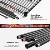 REIBII 60''W  Heavy Duty Wire Shelving with Good Quality 