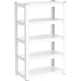 REIBII 63" White Metal Shelving Unit