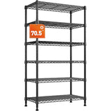 REIBII 70.5" H Tall Storage Rack