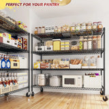 REIBII  Adjustable Garage Storage Rack for Pantry Commercial