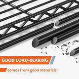 REIBII Black Shelves Comes From Good Materials