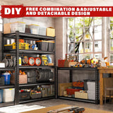 REIBII_DIy_Free_Combination_and_Adjustable_Design metal storage shelves