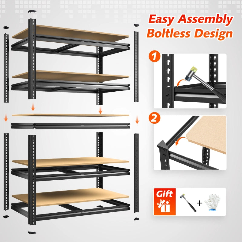REIBII_Easy_Assembly_5-Tier_Garage_Shelving_Unit_2250lbs
