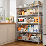 REIBII Metal storage rack​ enlarges storage space