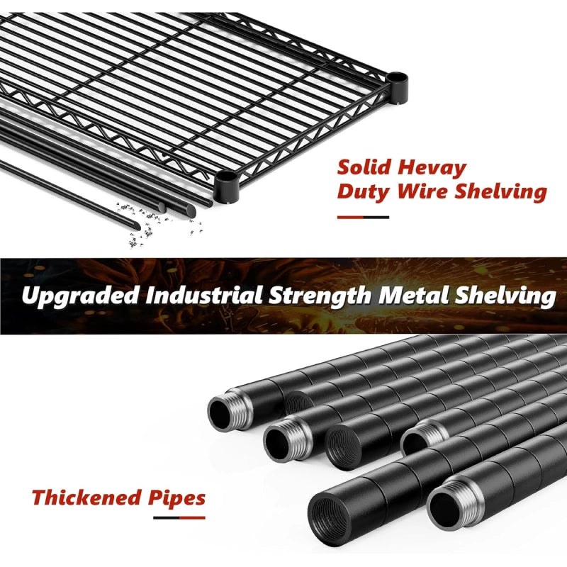 REIBII Wire Shelving Units with High Quality