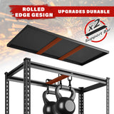 REIBII metal shelving for garage With 2 support bars 