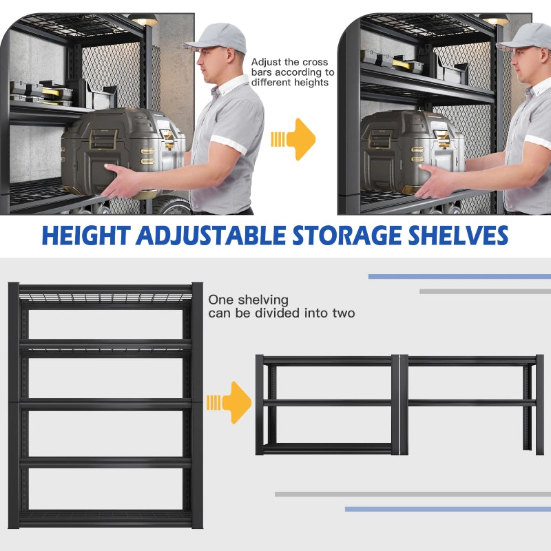 REIBII shelf can be adjusted the cross bars according to different heights