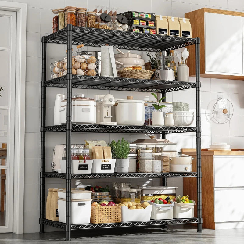 REIBII wire shelving units for your pantry