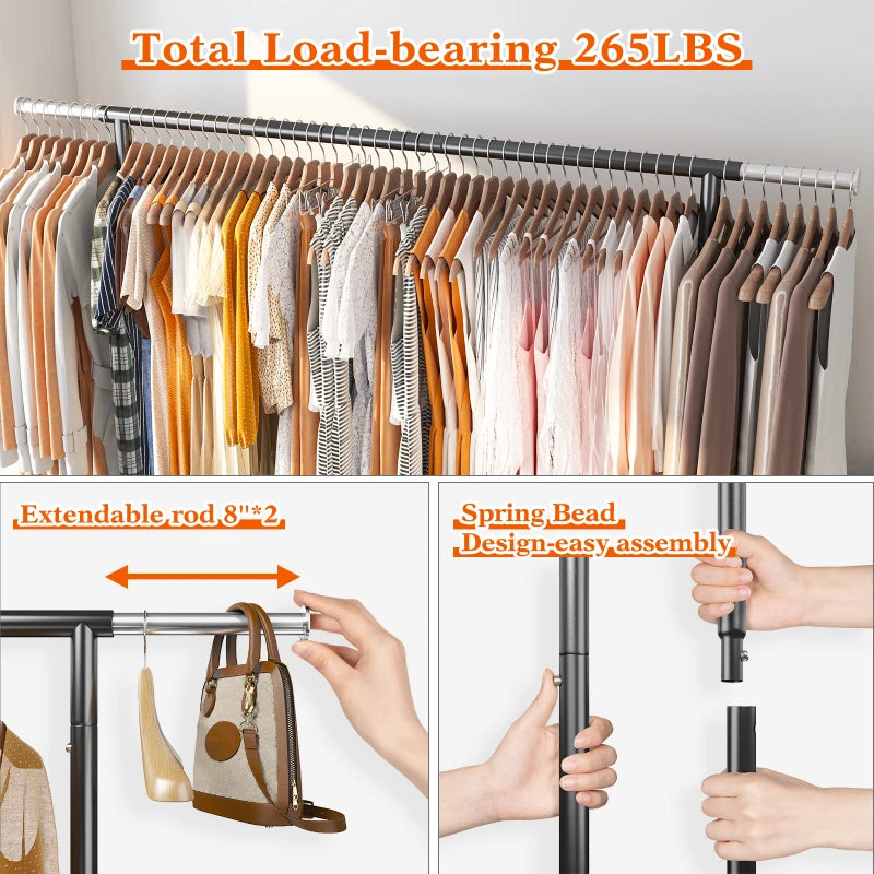 Raybee adjustable stand up closet