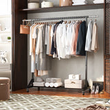 Raybee sturdy clothes rack on wheels